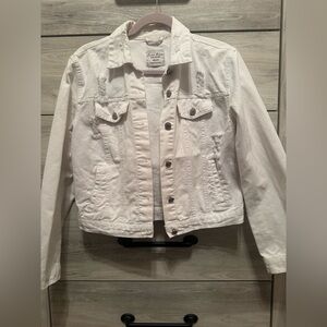white denim jacket!